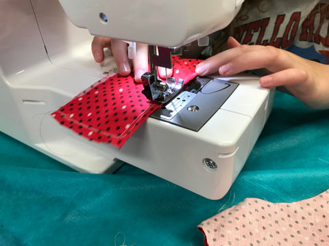 sewing lesson