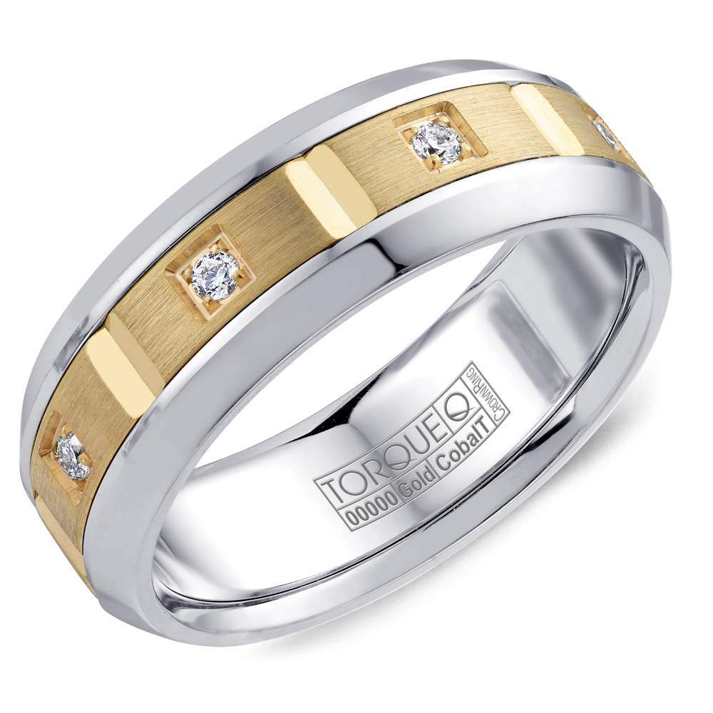 mens cobalt diamond wedding bands