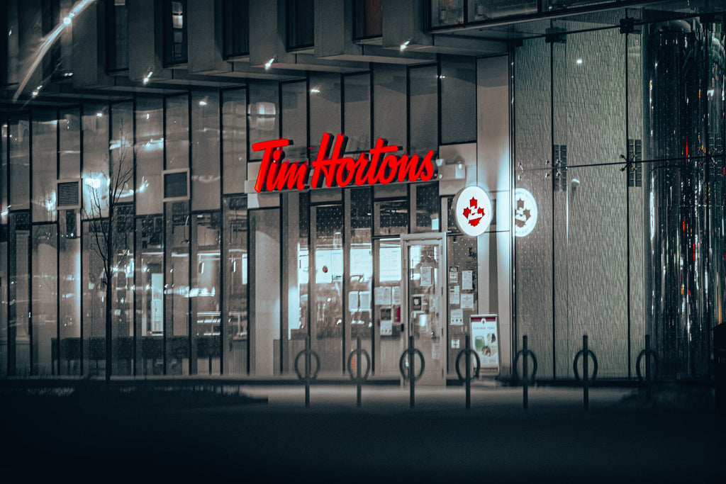 A Tim Horton's restaurant