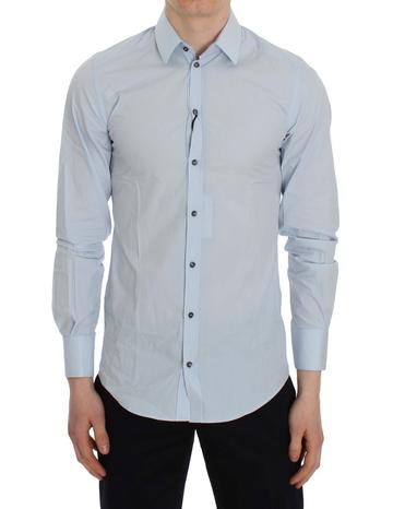 Men's Dress Shirts - Blue Shirts - Designer Shirts - Men's Blue Dress Shirts | Designer Outlet - Dolce and Gabbana- Dolce and Gabbana Shirts - Dolce and Gabbana Dress Shirts - Dolce and Gabbana Blue Dress Shirts