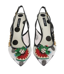Dolce & Gabbana Multicolor Fruit Crystal Pumps Shoes for Women On SALE Designer Footwear Shoes for Women Dolce and Gabbana Designer Shoes On SALE