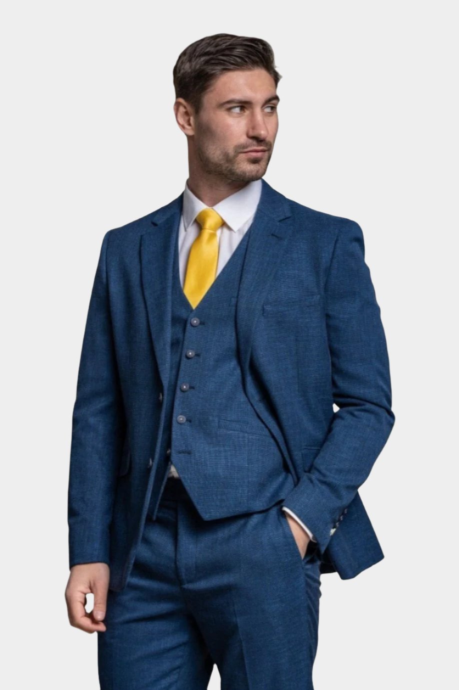 CAVANI MIAMI BLUE 3 PIECE SUIT | MENZ SUITS – Menz Suits