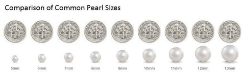 Pearl Earring Size Chart