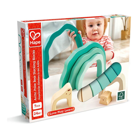 Hape Arctic Polar Bear Stacking Blocks