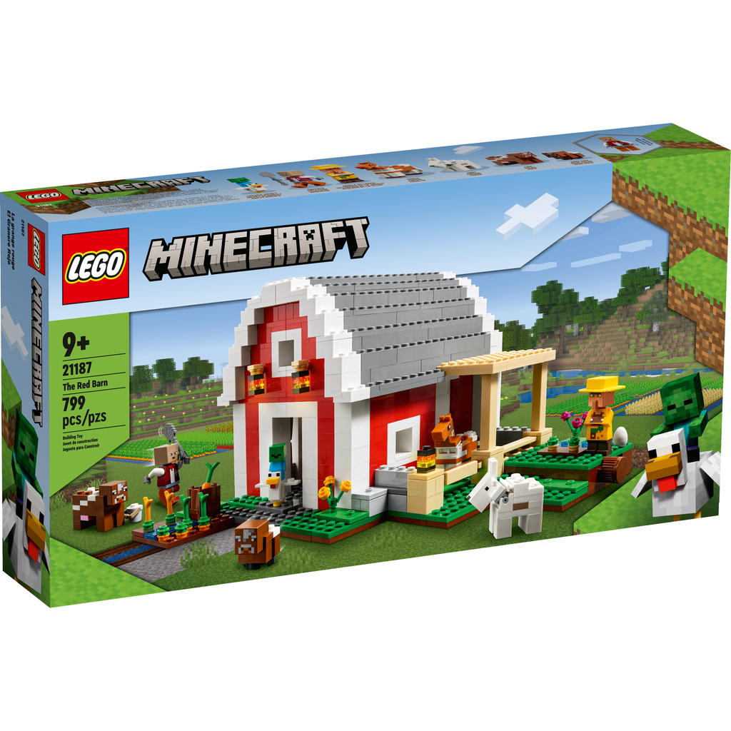  LEGO 21249 Minecraft The Building Box 4.0, Set 2in1 Build River  Towers or Cat Hut, with Alex, Steve, Creeper and Zombie Mobs Figures, Toys  for Kids : Toys & Games