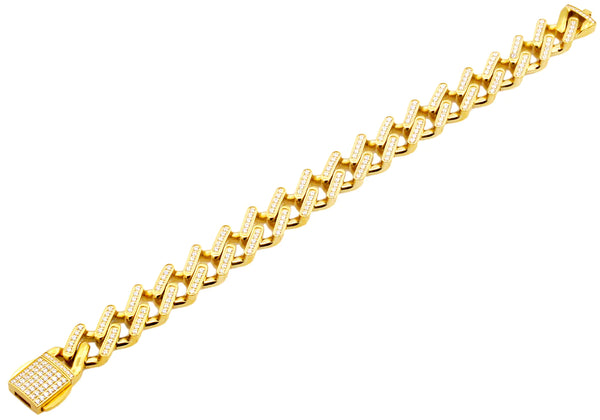 Buy Fashion Frill Stylish MC Stan Gold Chain For Men Boys AAA CZ Studded  Cuban Link Chain Necklace Golden Chain For Men Boys Anniversary Gift Love  Gifts Chains Jewellery at