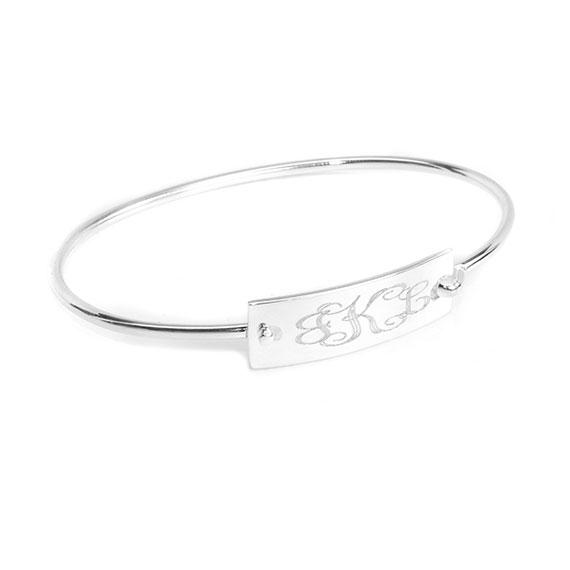 German Silver Triple Bangle with Engraved Dangle Disc - Atlanta Jewelers  Supply