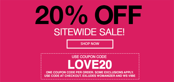 20% Off Sitewide! Use CODE LOVE20!