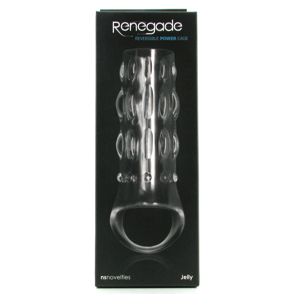 Renegade Reversible Power Cage In Clear Ns Novelties Ext