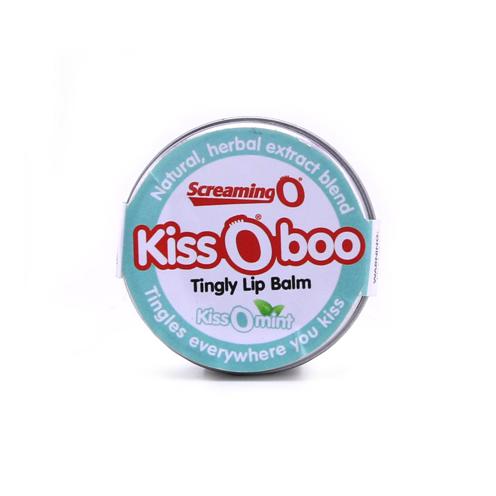 KissOBoo Tingly Lip Balm In KissOMint Peppermint Screa