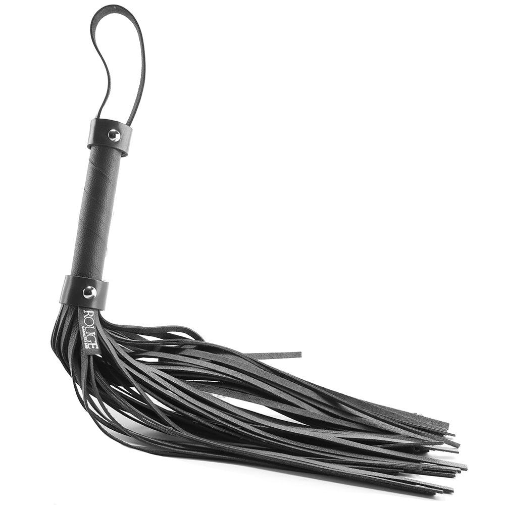 Leather Flogger In Black Rouge Whips And Crops Ca