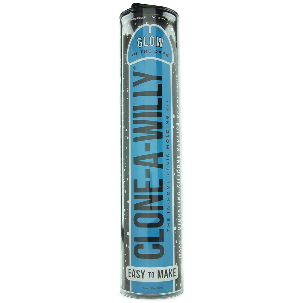 CloneAWilly Glow In The Dark In Blue Empire Labs Vibrating Dild