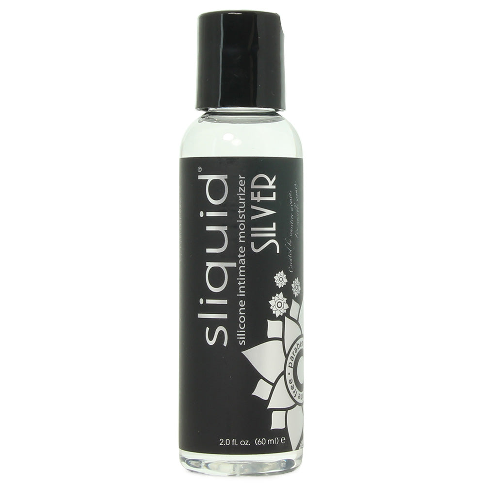 Silver Silicone Intimate Lubricant In 2oz60ml Sliq