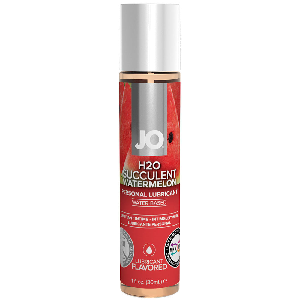 H2O Flavored Lube 1oz30ml In Watermelon System Jo