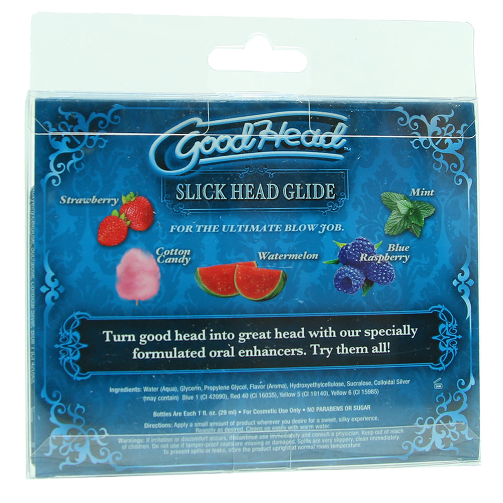 GoodHead Slick Head Glide 5 Pack In 1oz X5 Doc Joh