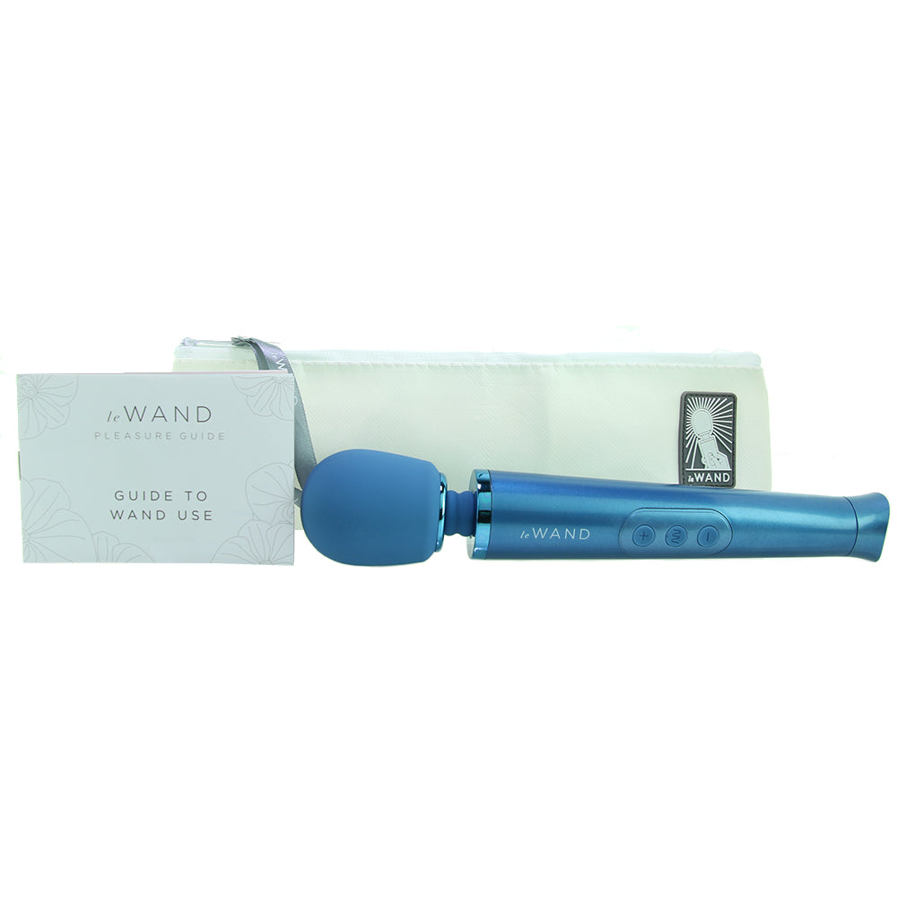 Le Wand Petite Massager In Blue Le Wand Massagers