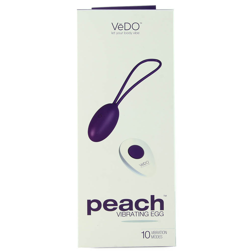 Peach Remote Vibrating Egg In Into You Indigo VeDO B