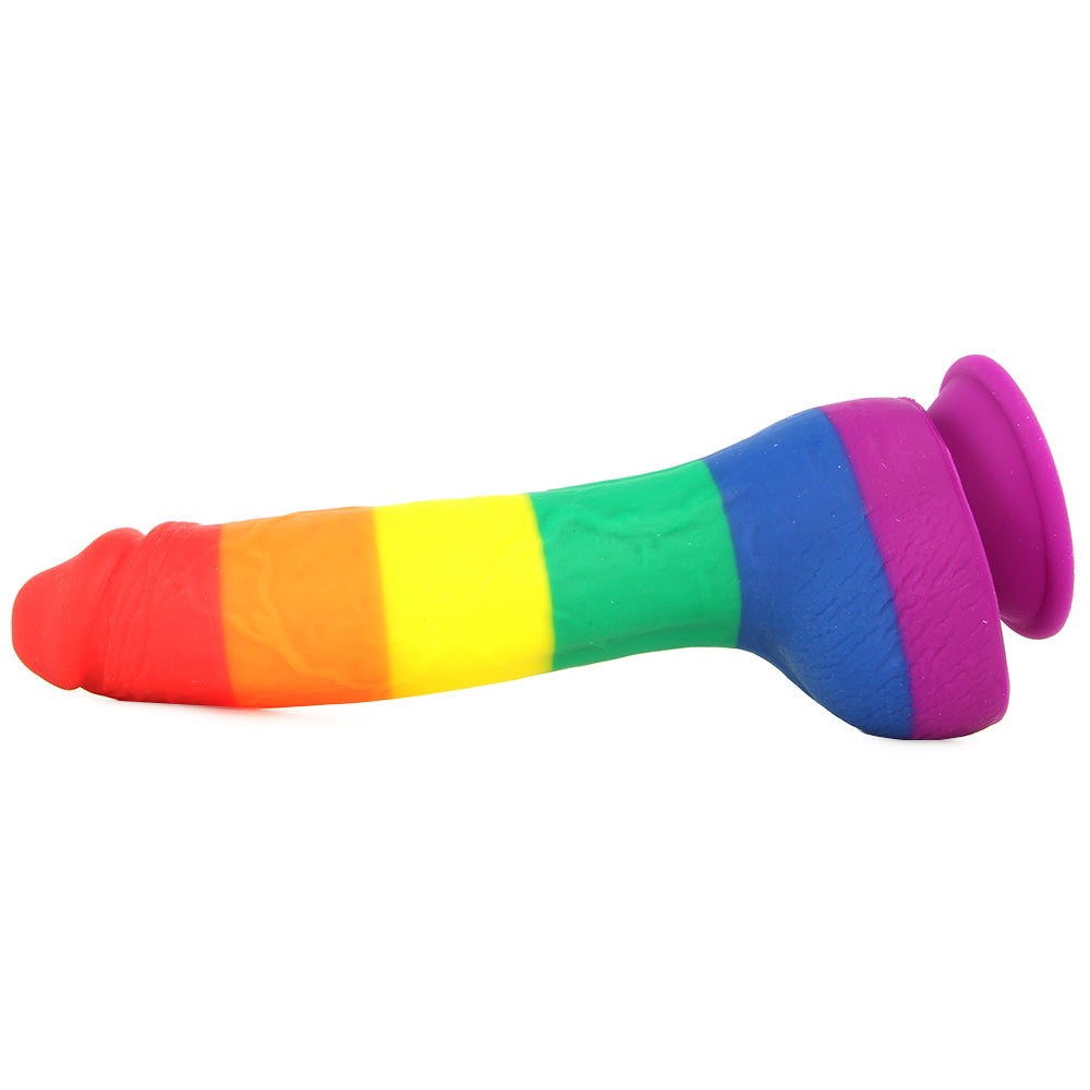 Colours Pride Edition 8 Inch Silicone Dildo In Rai