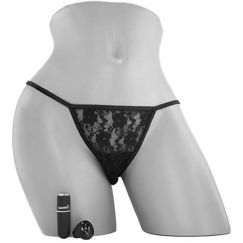 Remote Control Burgundy Lace Panty & Vibe