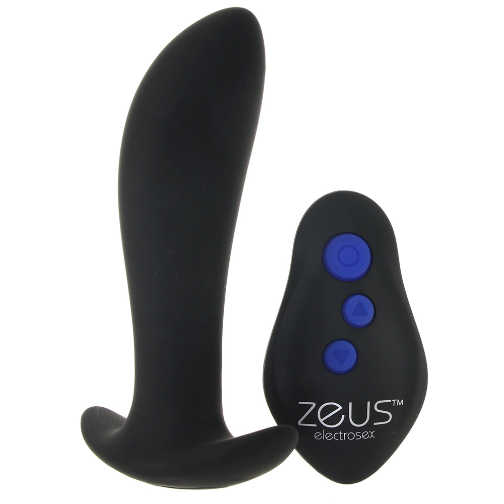 Zeus Pro Shocker Vibrating E Stim Prostate Plug Shop Xr Brands
