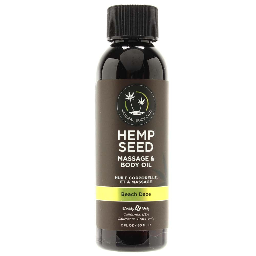 Hemp Seed Massage Oil 2oz60ml In Beac