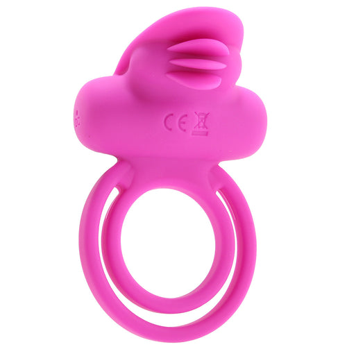 Dual Clit Flicker Vibrating Cock Ring