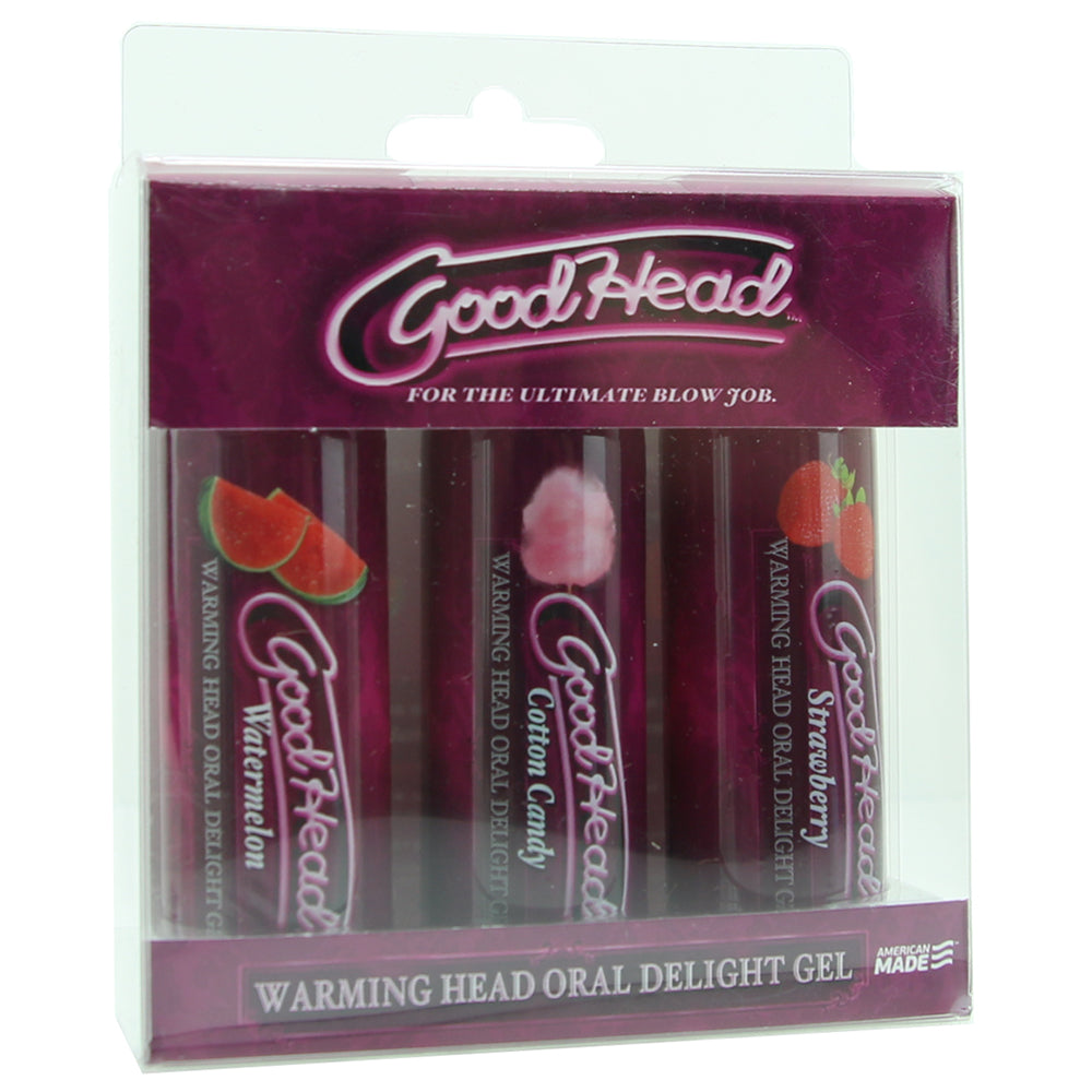 GoodHead Warming Head Oral Delight Gel 3 Pack In