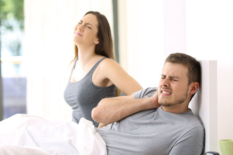 couple with neck pain