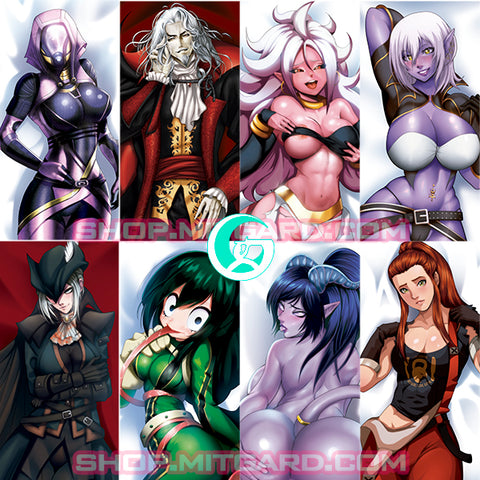 Artist commission body pillow: Look for your dreamed custom OC / character Dakimakura - SOFT SHADING Painted version