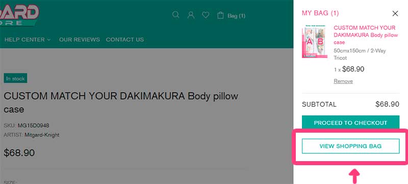 MATCH YOUR DAKIMAKURA Body pillow case