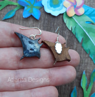 Manta Ray - Scuba Diving Jewellery - Earrings or Necklace