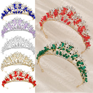 Party Crystal Rhinestone Tiara Crowns for Weddings Parties Birthdays - Tulle Lux Bridal Company