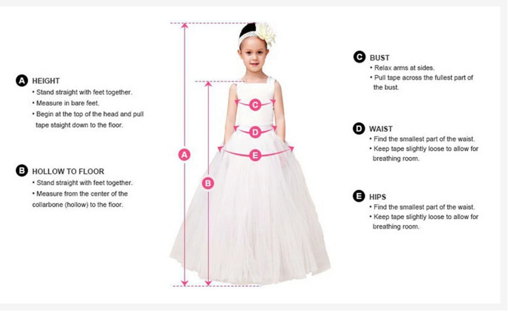 Measurement Guide – Ava's Bridal Couture