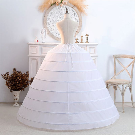 Bridal Girdle Crinoline Elastic A- line Slip Dress Wedding Accessories  Floor-Length Circle