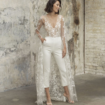 Wedding Jumpsuits – TulleLux Bridal Crowns and Accessories