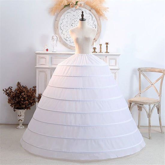 New Long Train Wedding Dress With 3 Hoop Petticoat For Maxi Dress In Stock!  From Weddingplanning, $12.07
