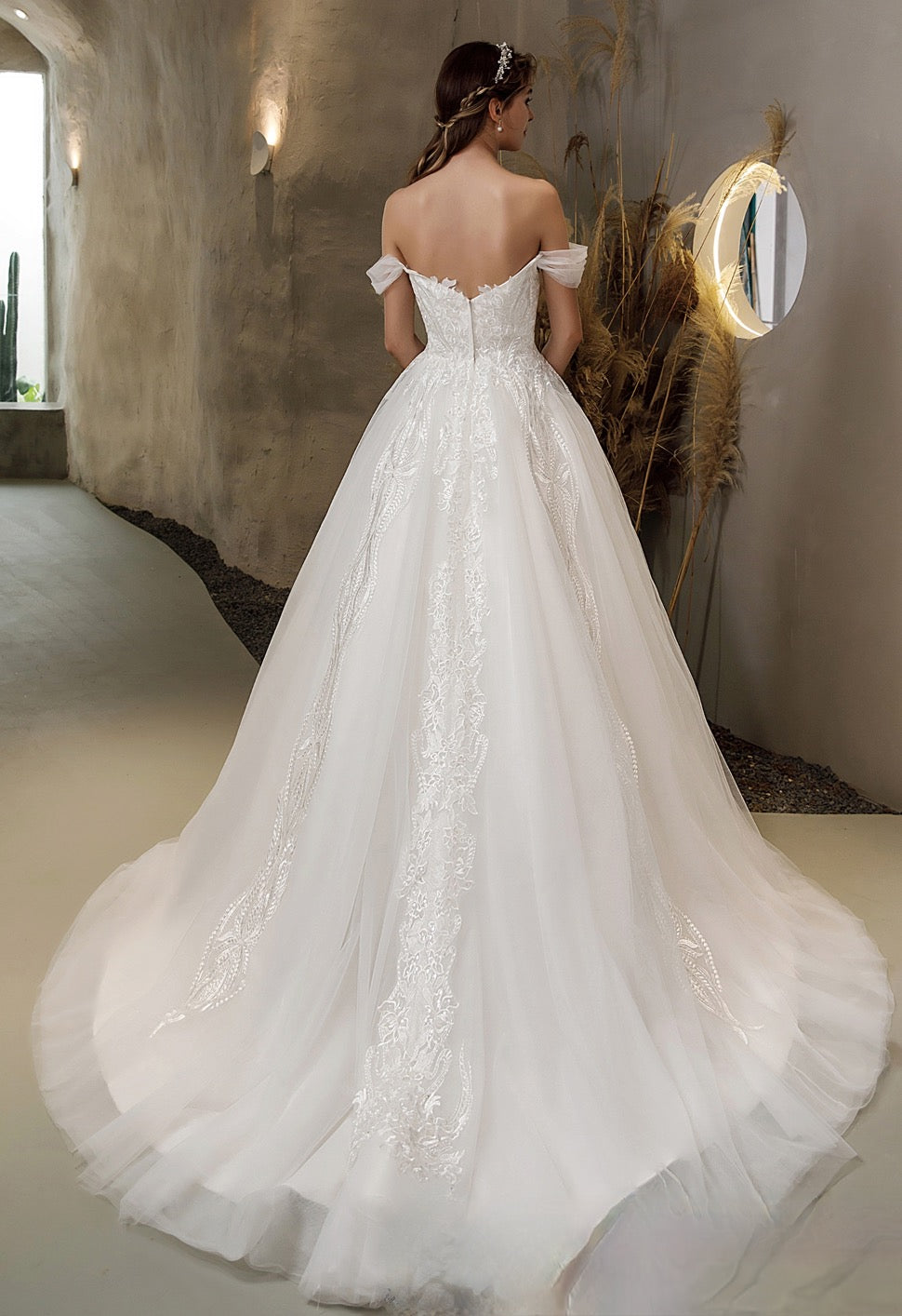 Princess Sweetheart Lace Tulle Ballgown Wedding Dress – TulleLux Bridal ...