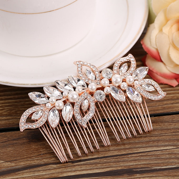 rose gold hair jewelry