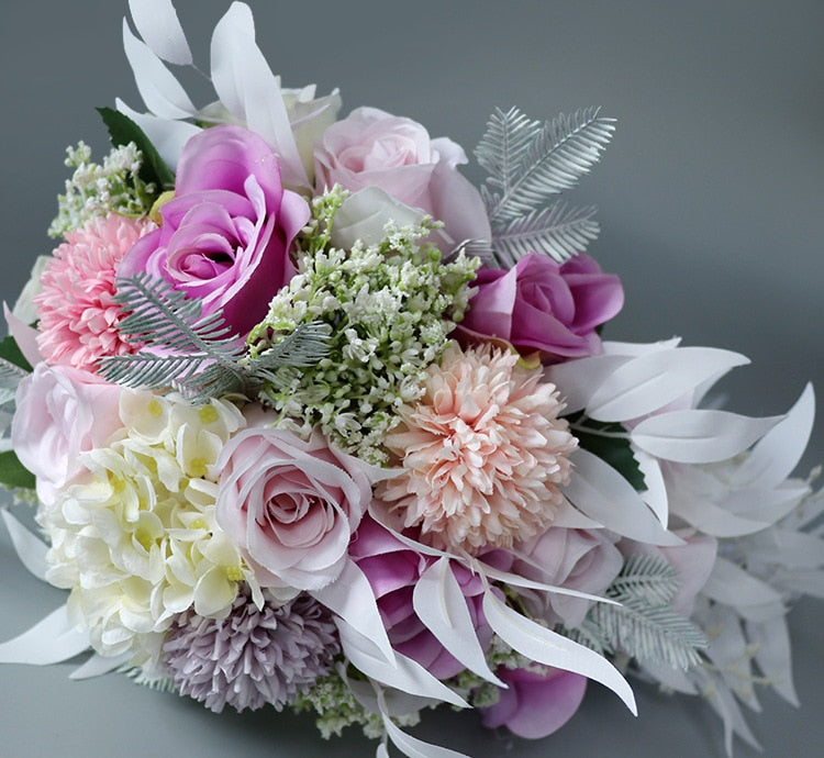 LEEYA WEDDING ACCESSORIES: BOUQUET ARTIFICIAL FLOWER + CHOCOLATE