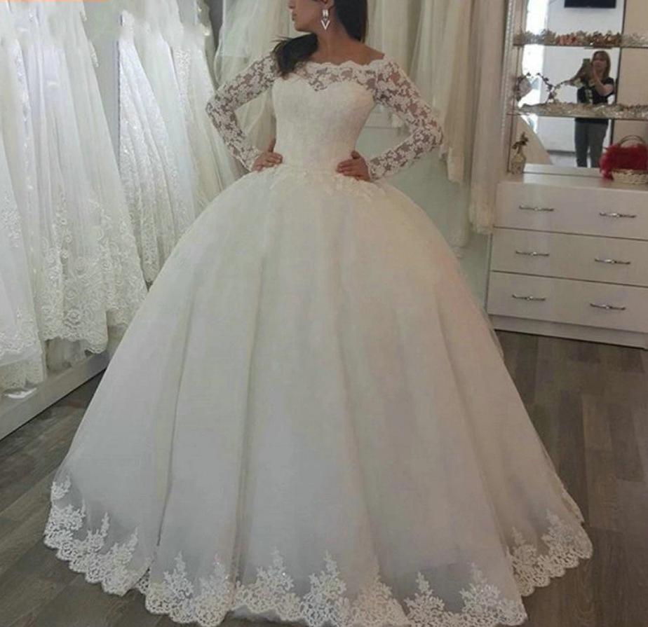 princess wedding dresses with sleeves