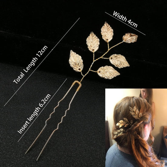 Crystal Flower 3 Piece Set Hair Comb 2 Pins Bridal Hair