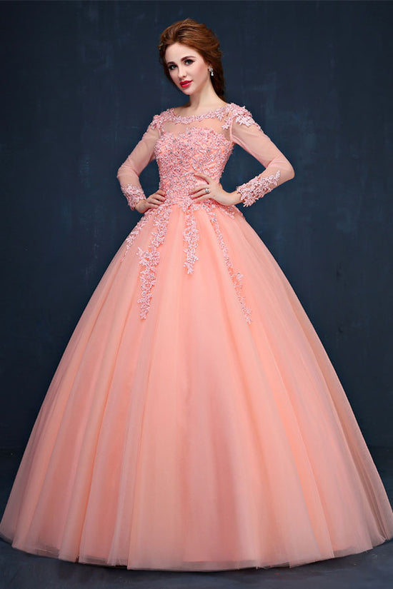 Rose Gold Lace Quinceañera Princess Ball Gown Sweet 16 Dress Pageant G –  TulleLux Bridal Crowns & Accessories