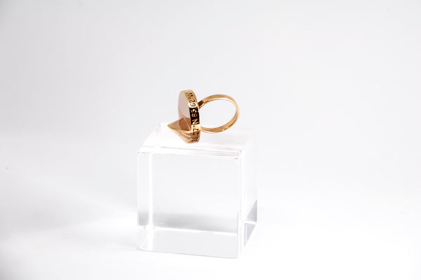 Heliodon ring in rose gold