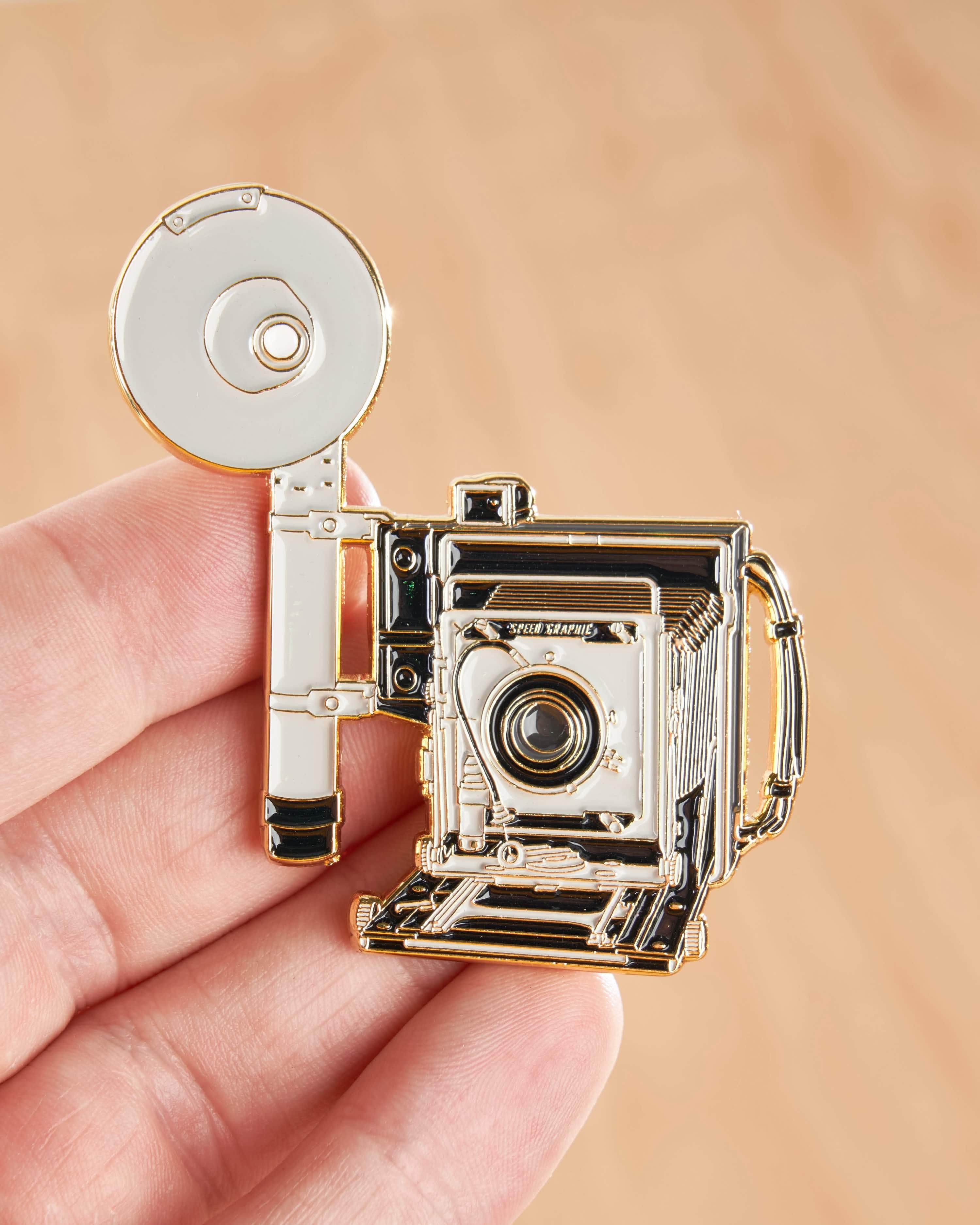 Speed Graphic Large Format Camera #1 Pin Gold Variant