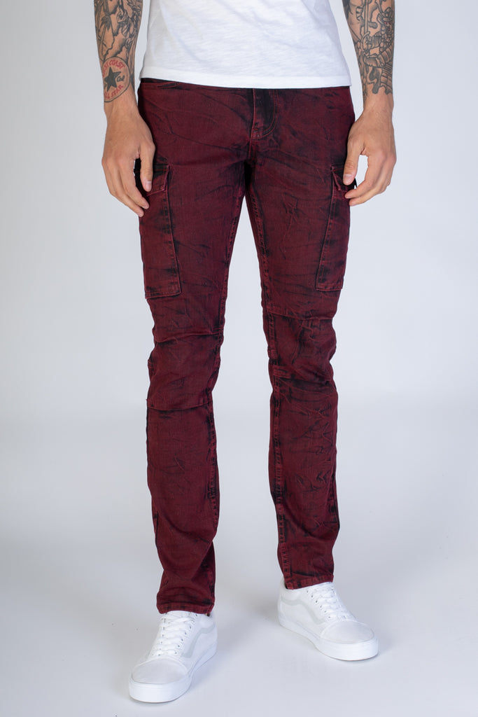 burgundy cargo shorts