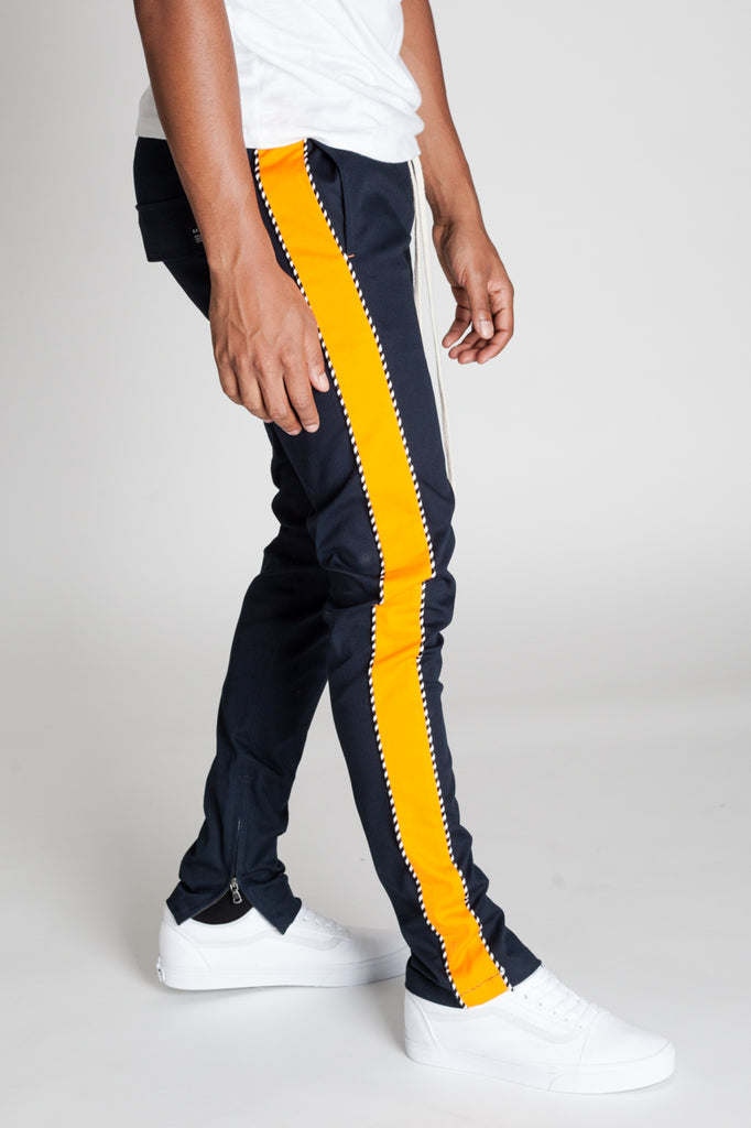 track pants with zipper