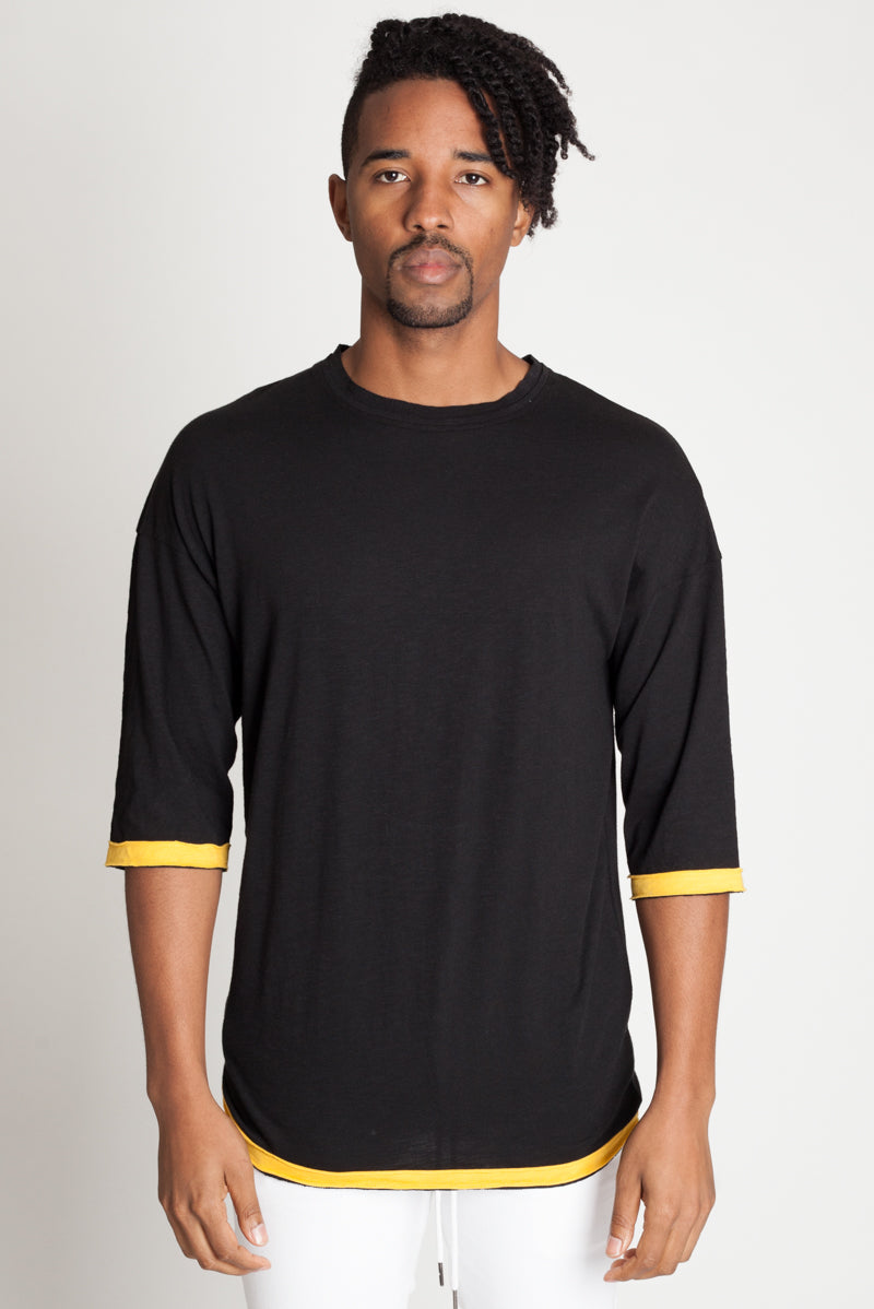 CUT EDGE DROP SHOULDER TEE