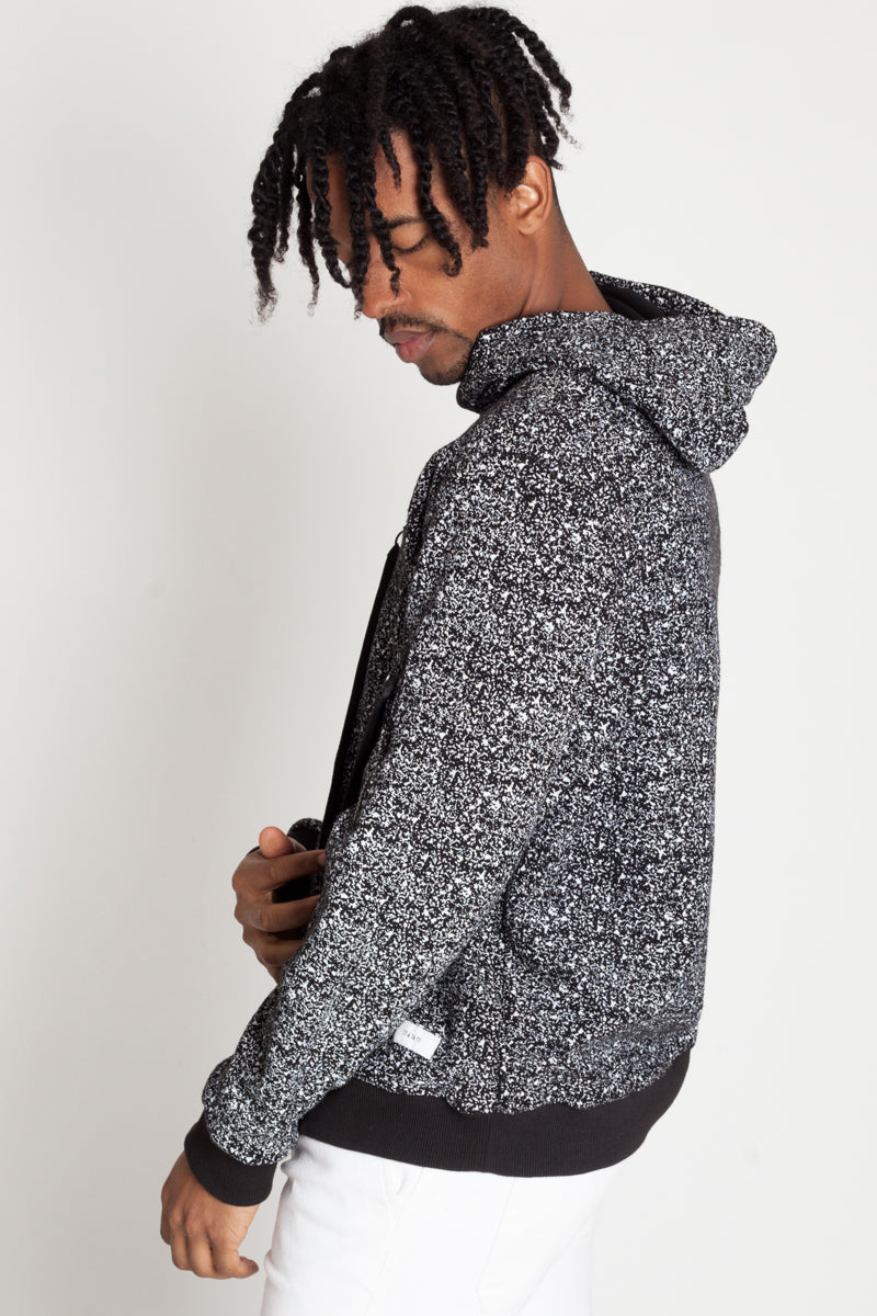 PRINTED PULLOVER HOODIE