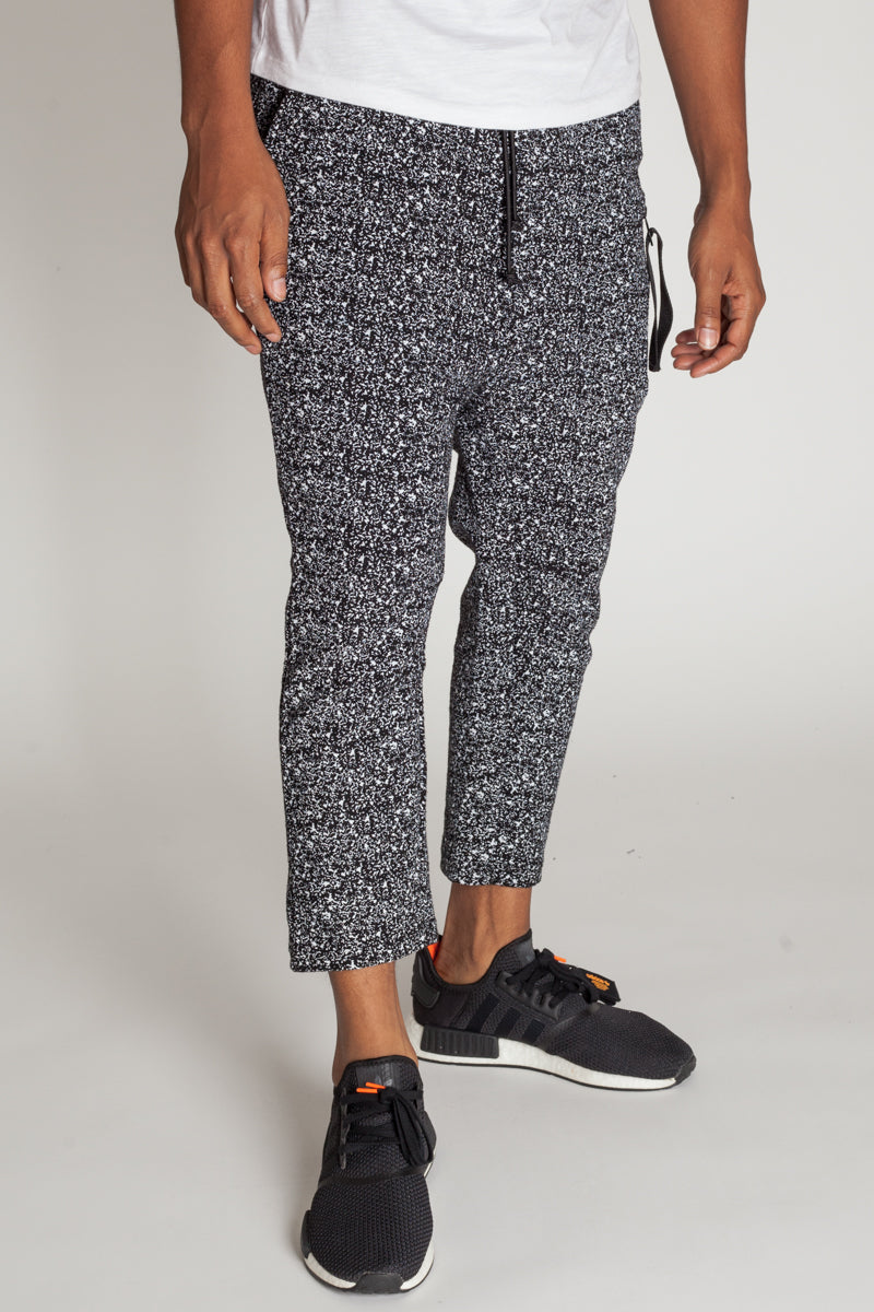 PRINTED SLOUCHY SWEATS