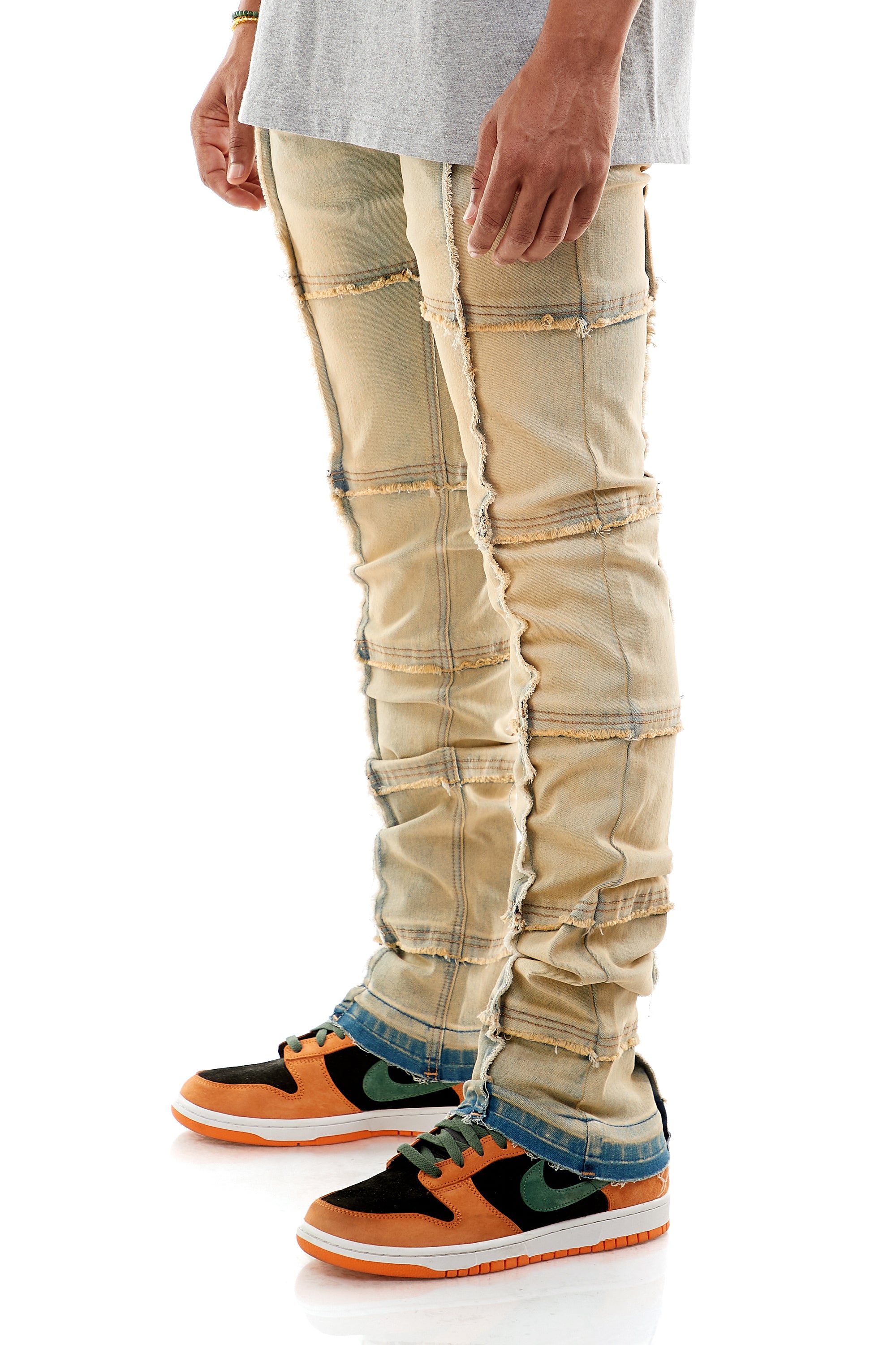 STACKED CUT & SEW JEANS